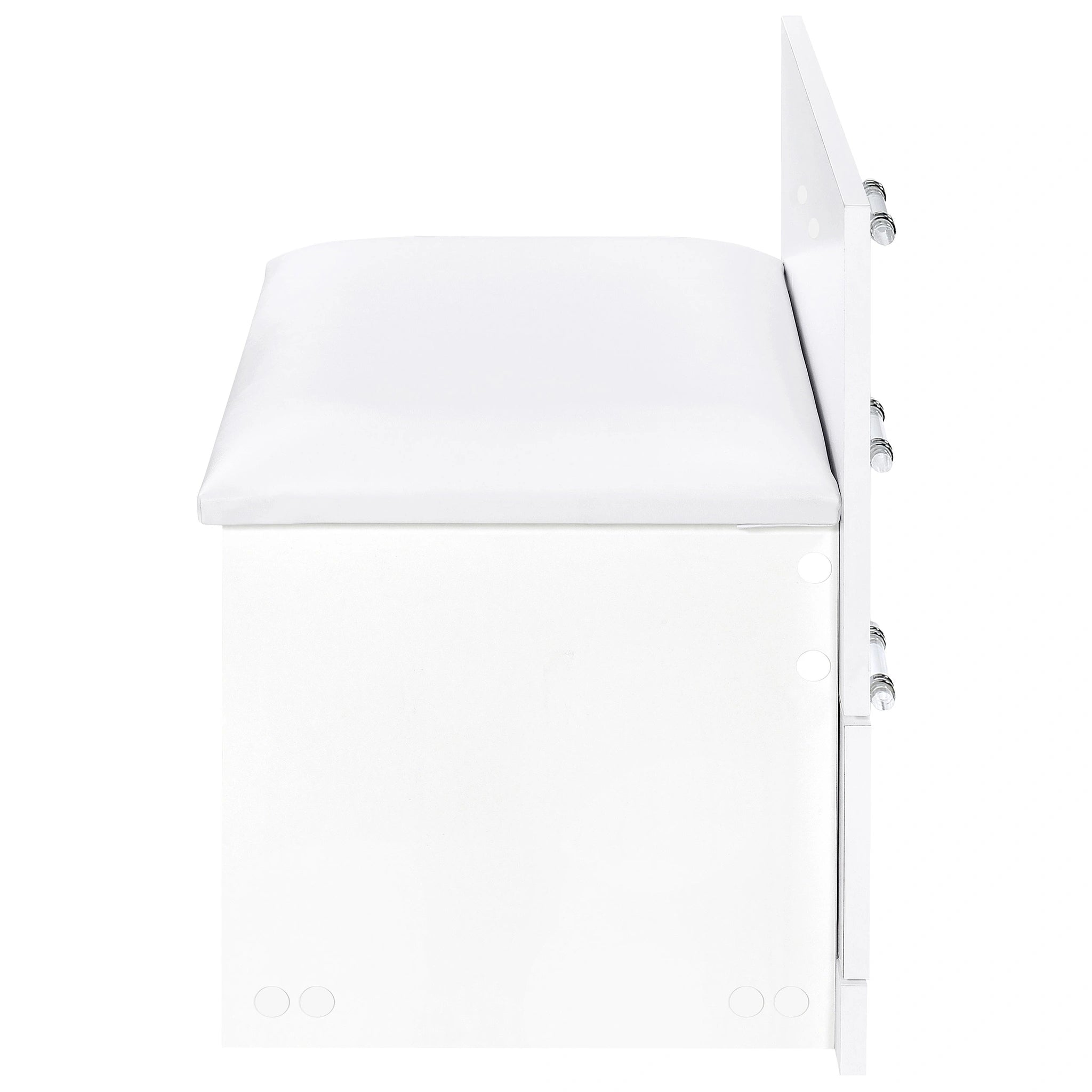 Danbury Makeup Vanity Table with LED Mirror and Stool