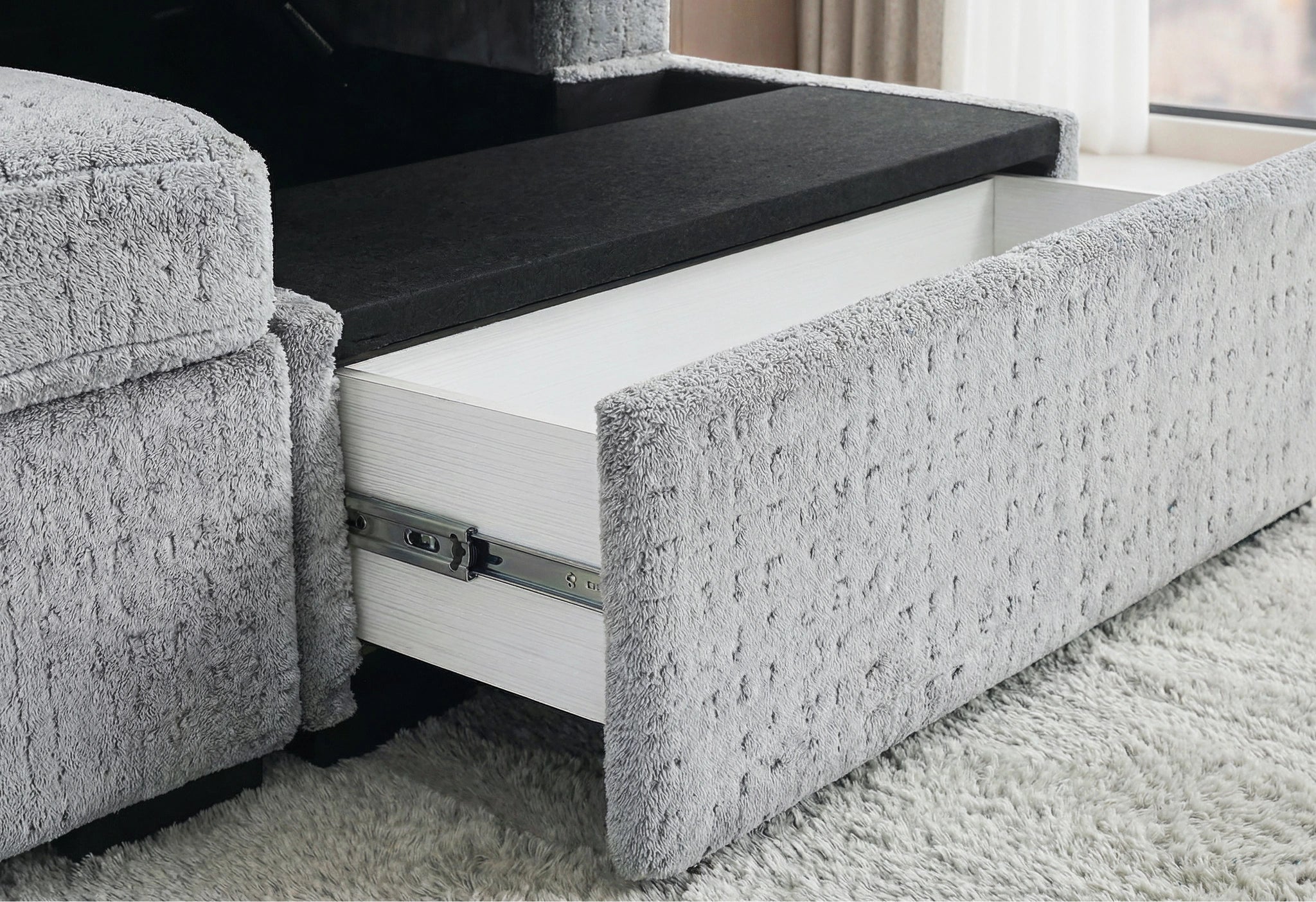 U0214 Grey Sofa Bed