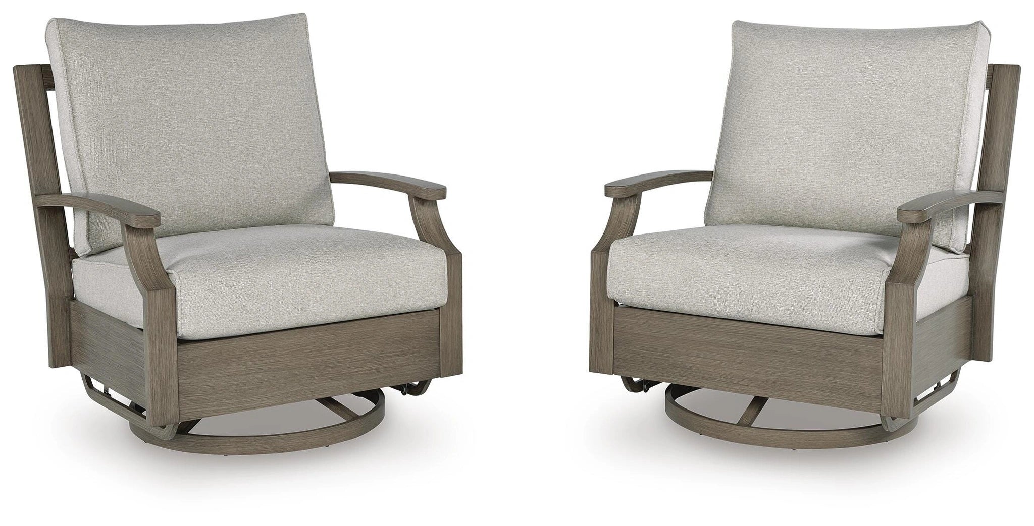 Rainier Ranch Outdoor Swivel Glider Chair with Cushion image