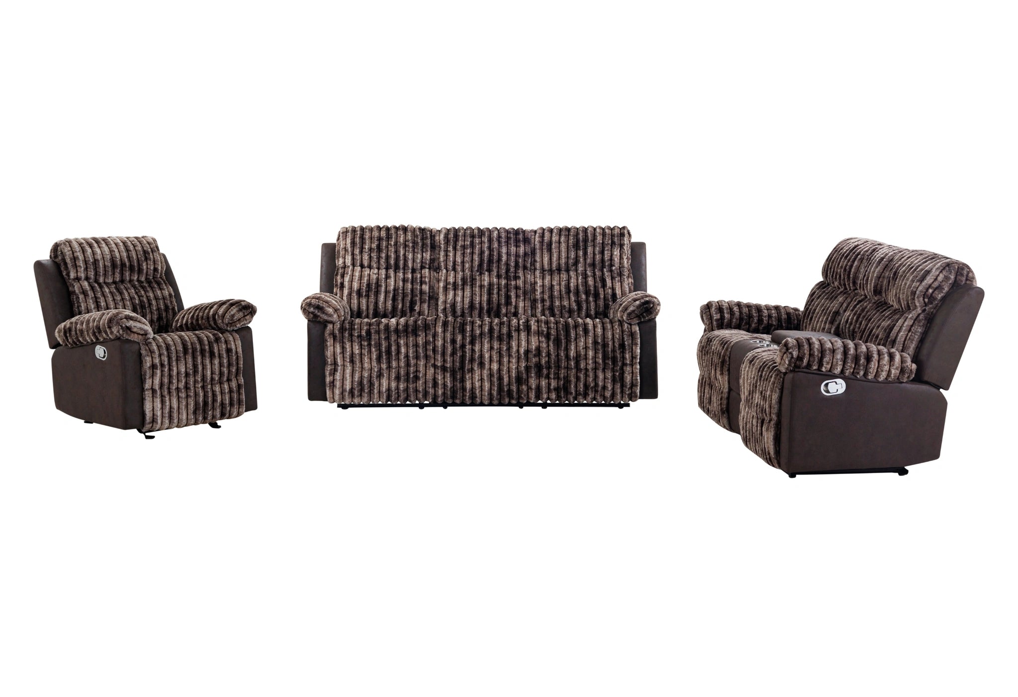 U6028 Reclining Sofa/Console Reclining Loveseat