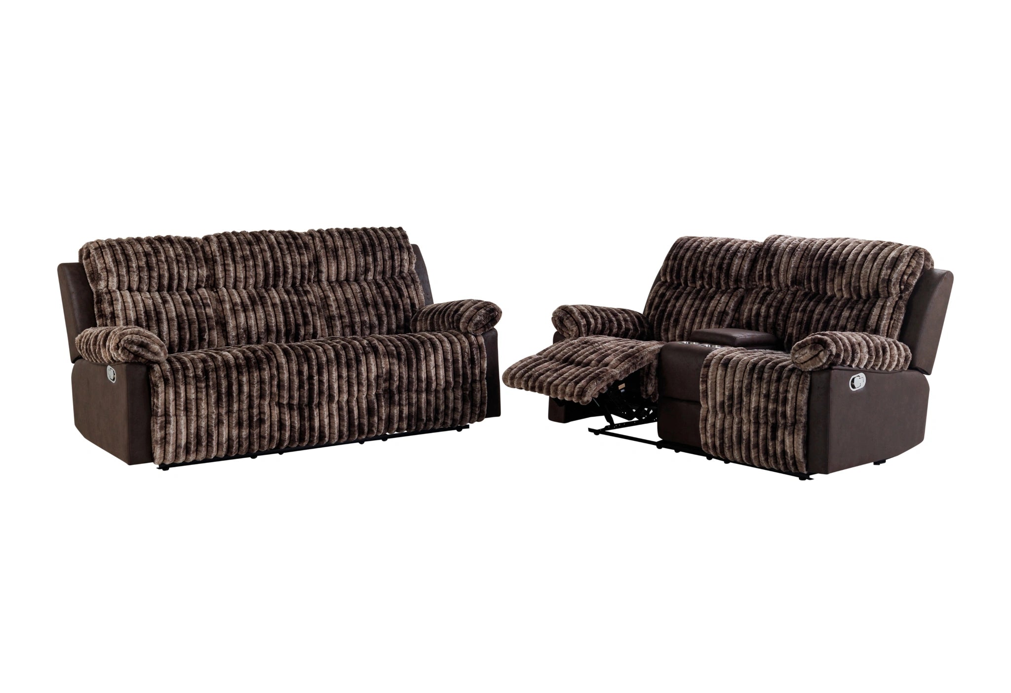 U6028 Reclining Sofa/Console Reclining Loveseat