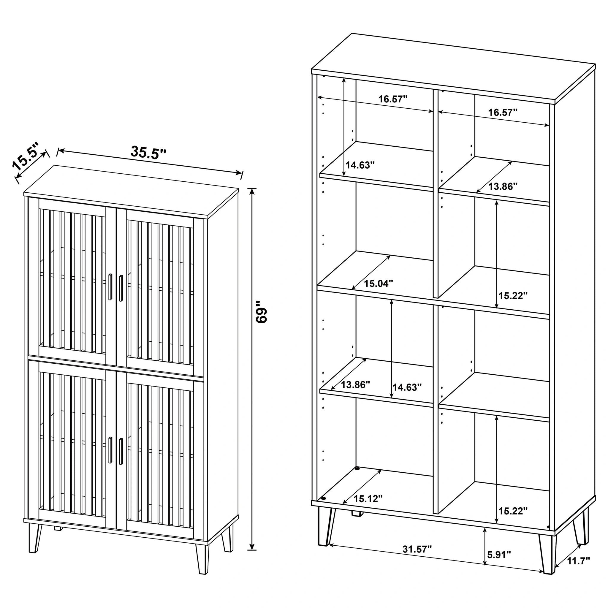 Elouise Tall Accent Cabinet