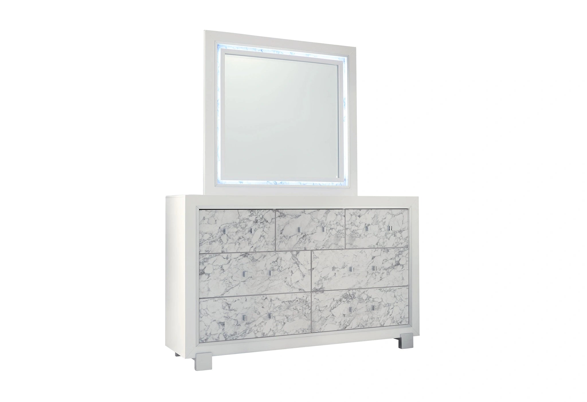 Santorini White Mirror