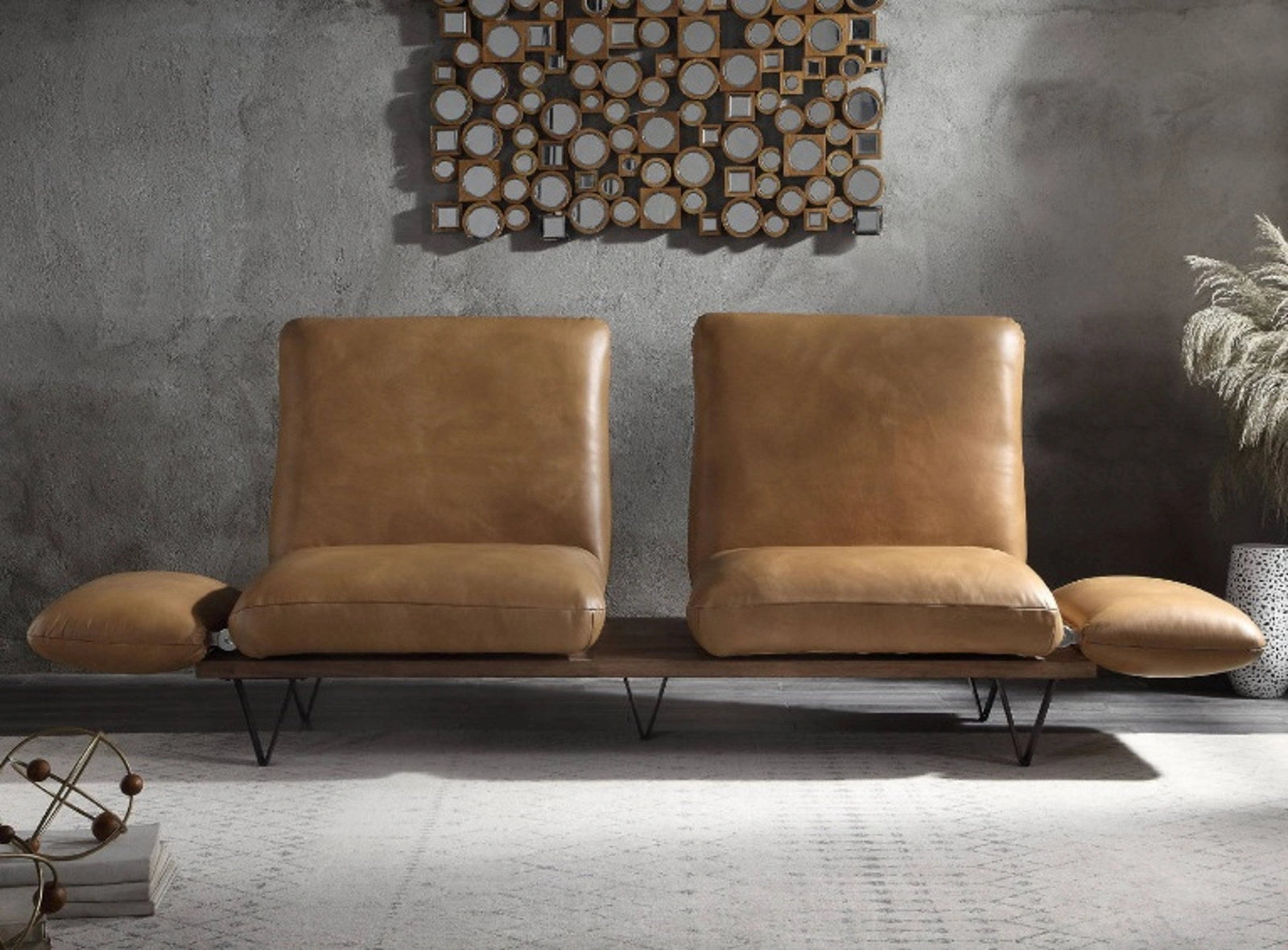 Acme Narech Sofa in Nutmeg 55065