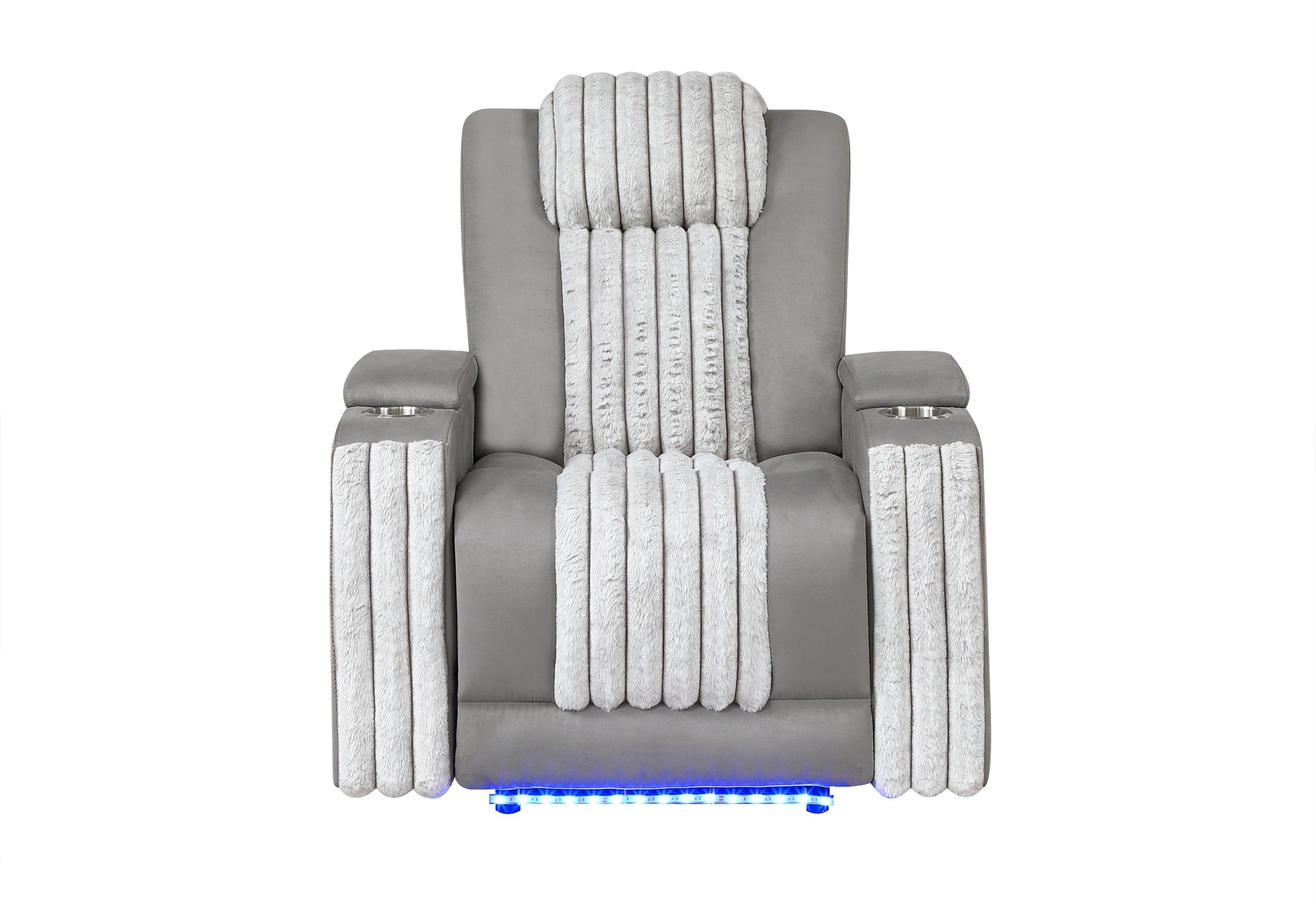 U8000 Power Recliner with Power Headrest and LED