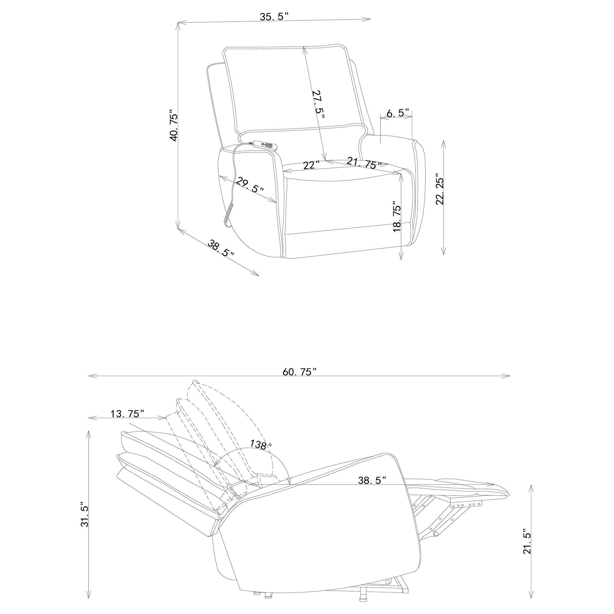 Sylmar Dual Power Lift Recliner
