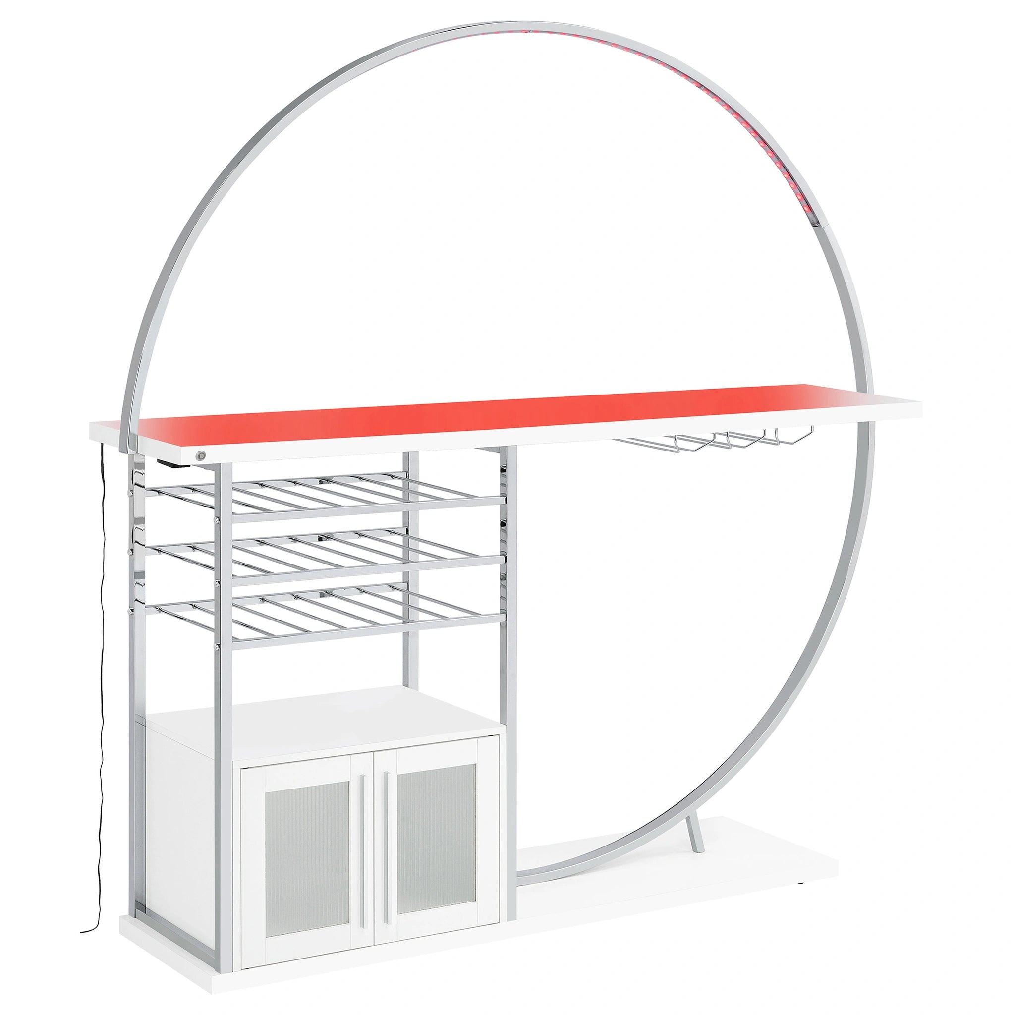 Risley Wine Cabinet with LED Lighting