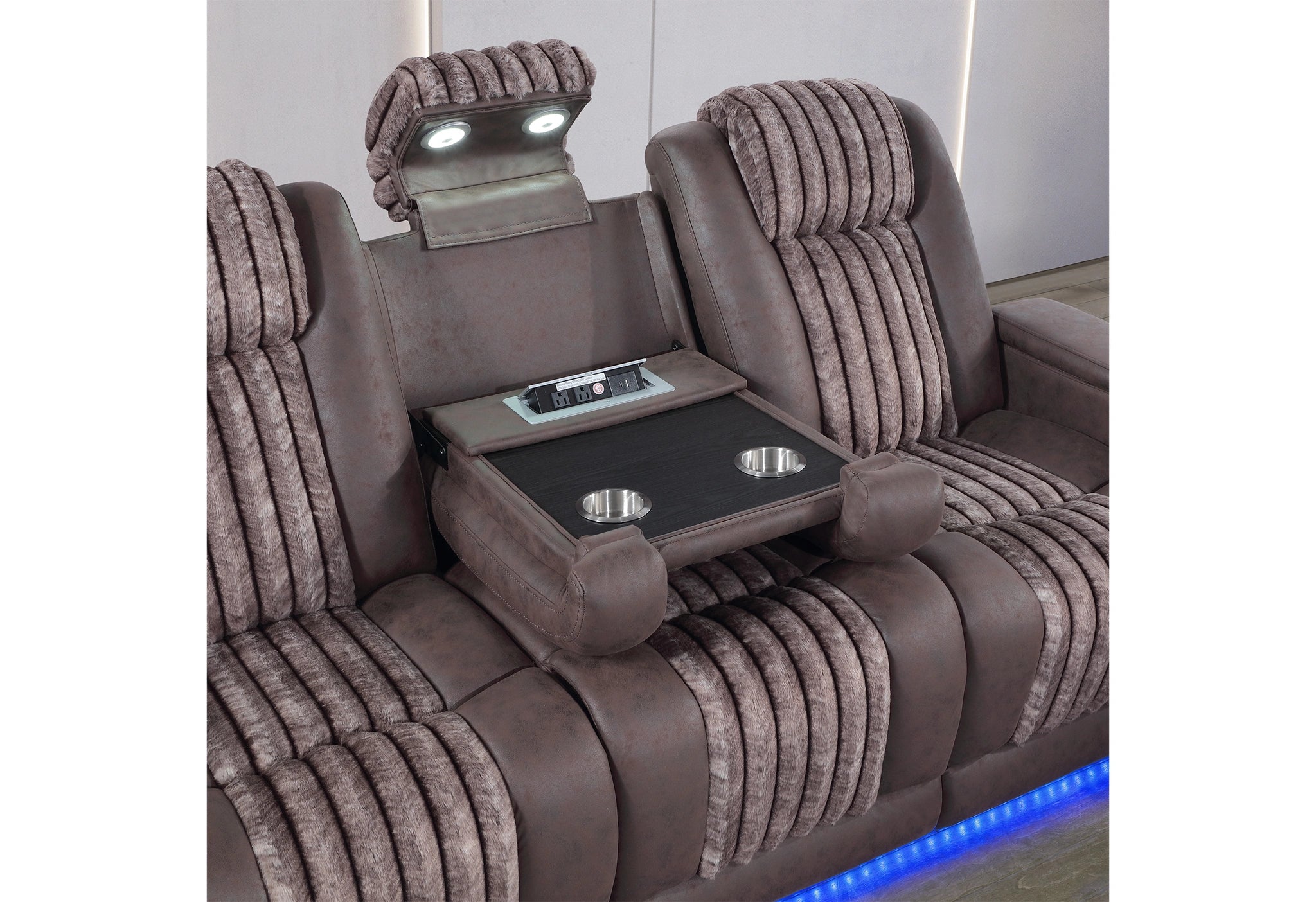 U8000 Pwr Rec Sofa/Pwr Con Rec Loveseat/Pwr Recliner with PHR