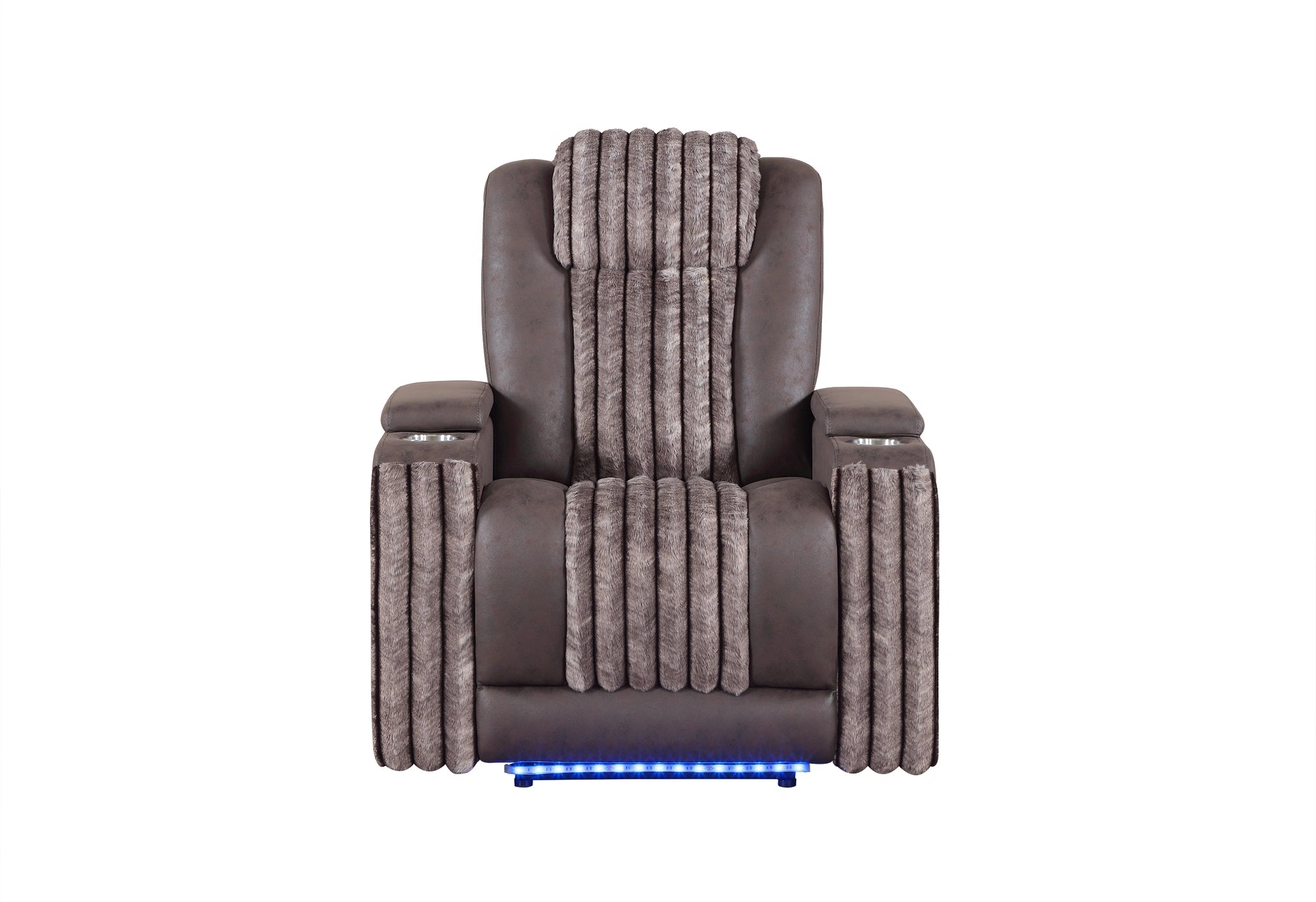 U8000 Power Recliner with Power Headrest and LED