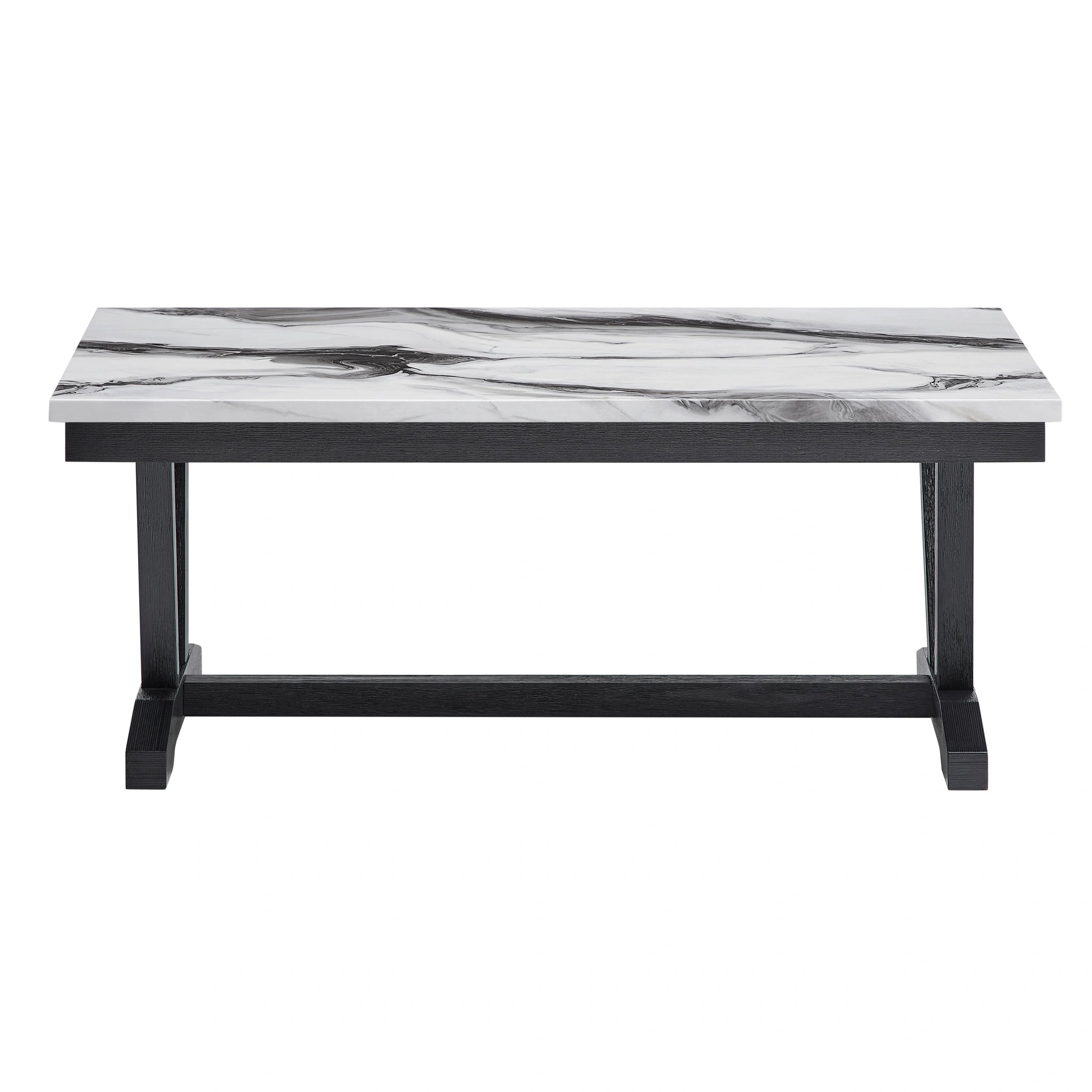 T1319 Blk/Wht Coffee Table