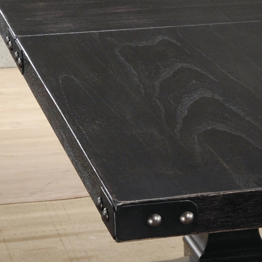 Morland Vintage Black Dining Table