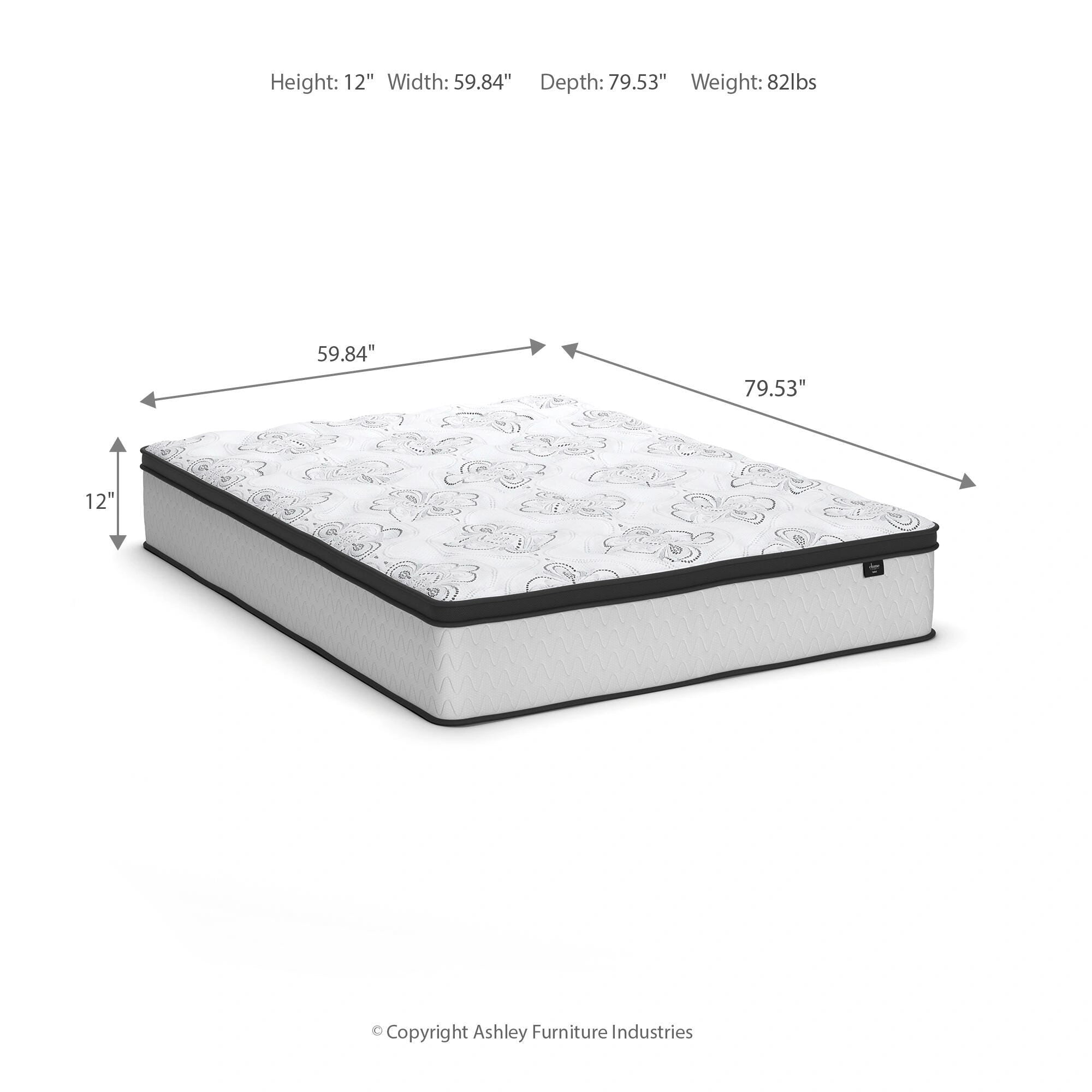 Chime 12 Inch Hybrid Mattress in a Box