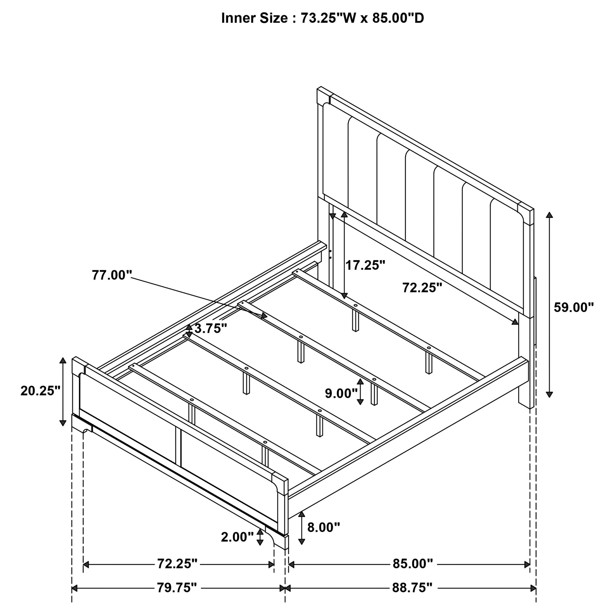 Gran Park Panel Bed
