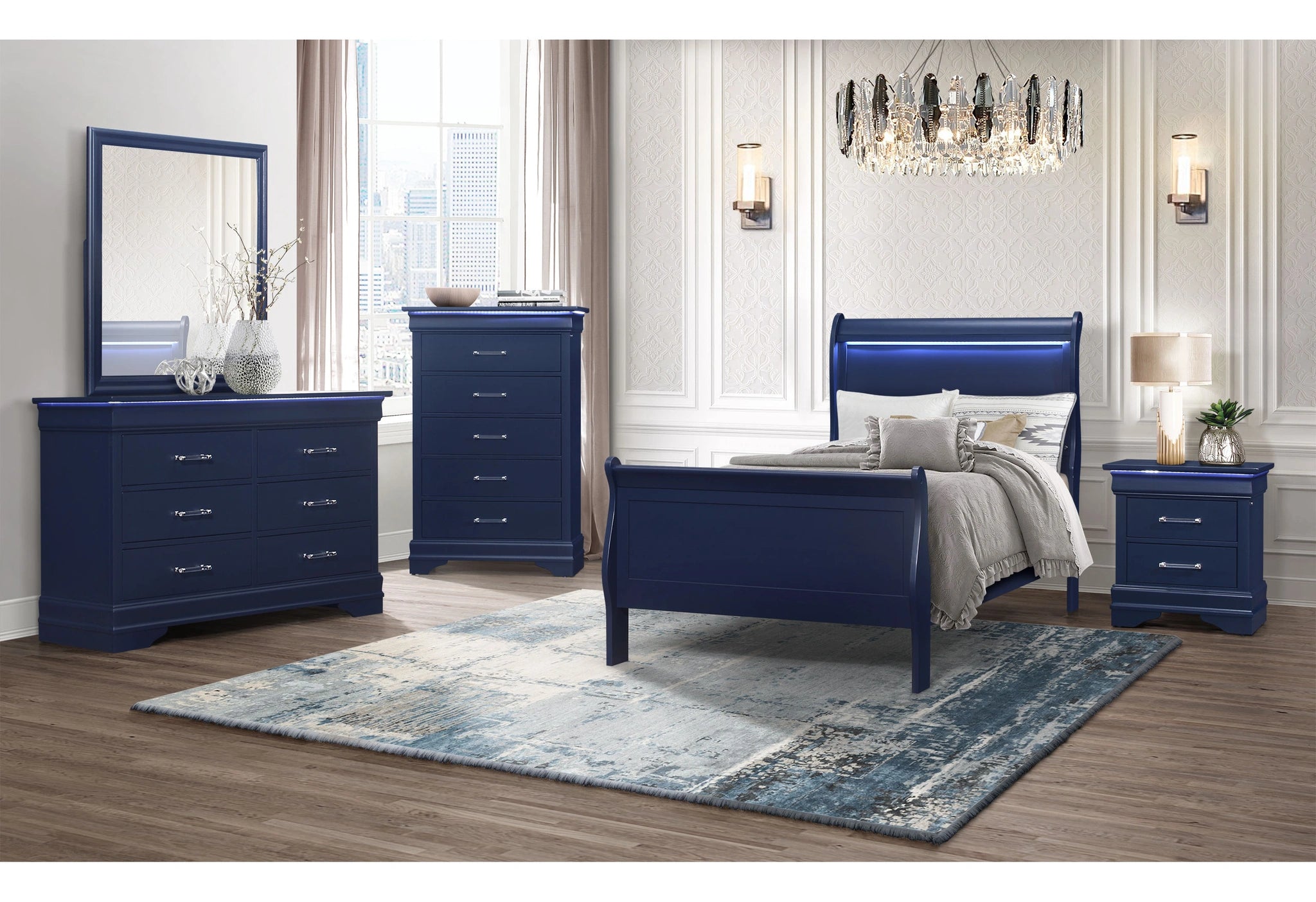 Charlie Twin Bed with LED