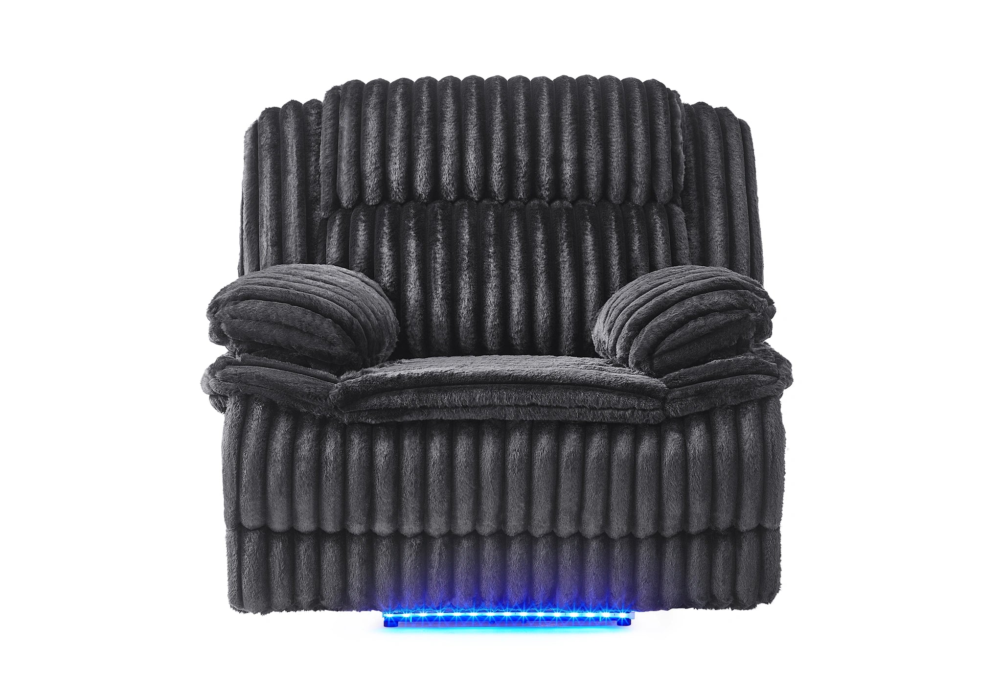 U8686 Black Power Recliner with LED