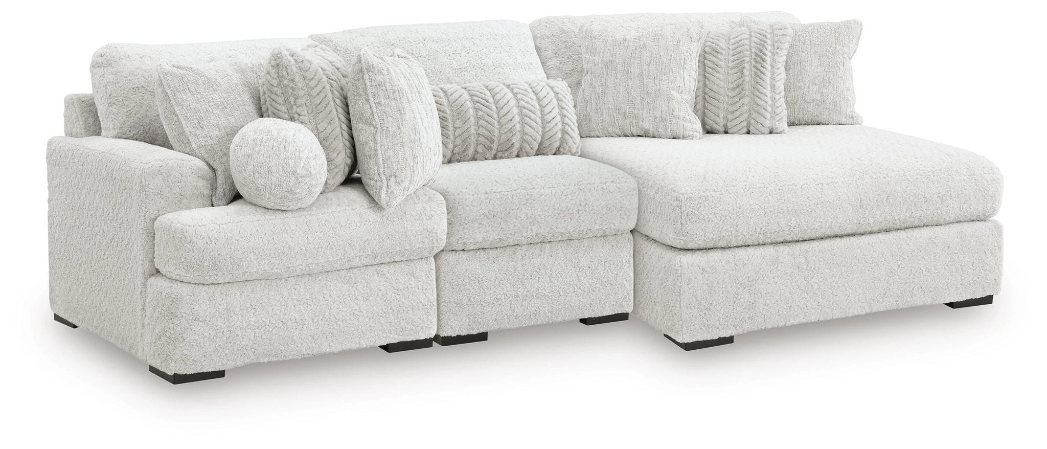 Cuddle Plush Sectional with Chaise