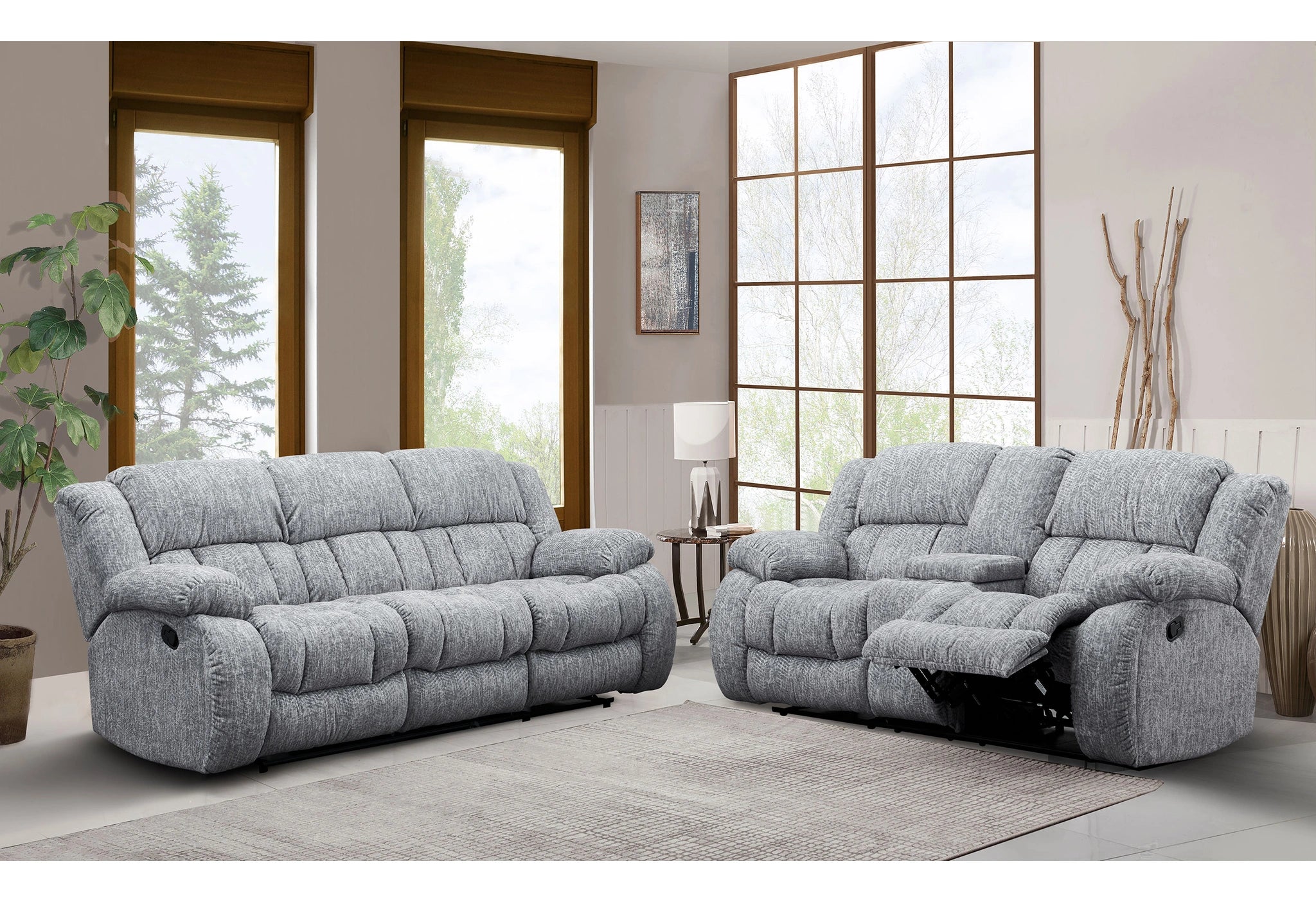 U250 Console Reclining Loveseat