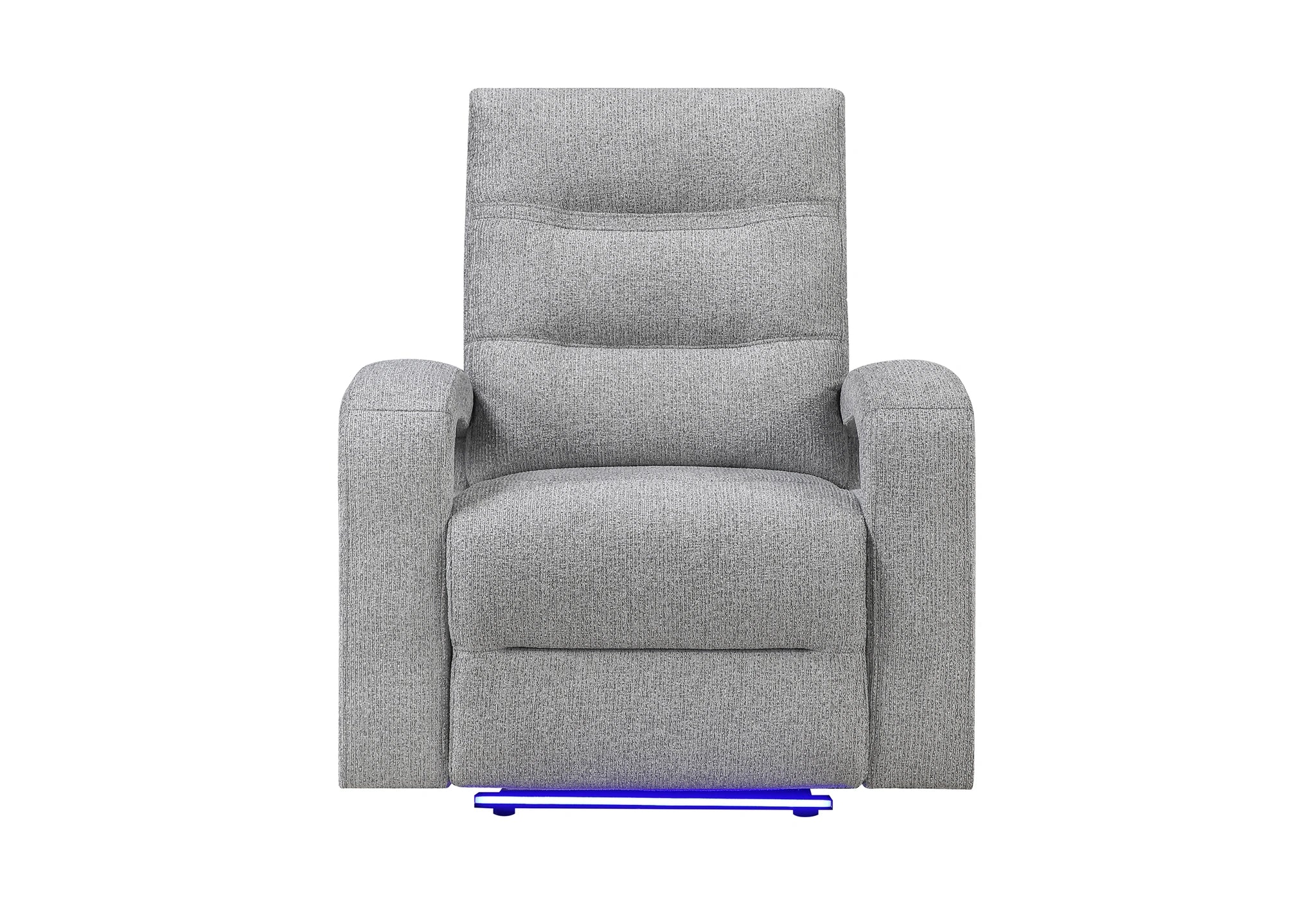 U6611 Grey 15 Power Recliner with LED