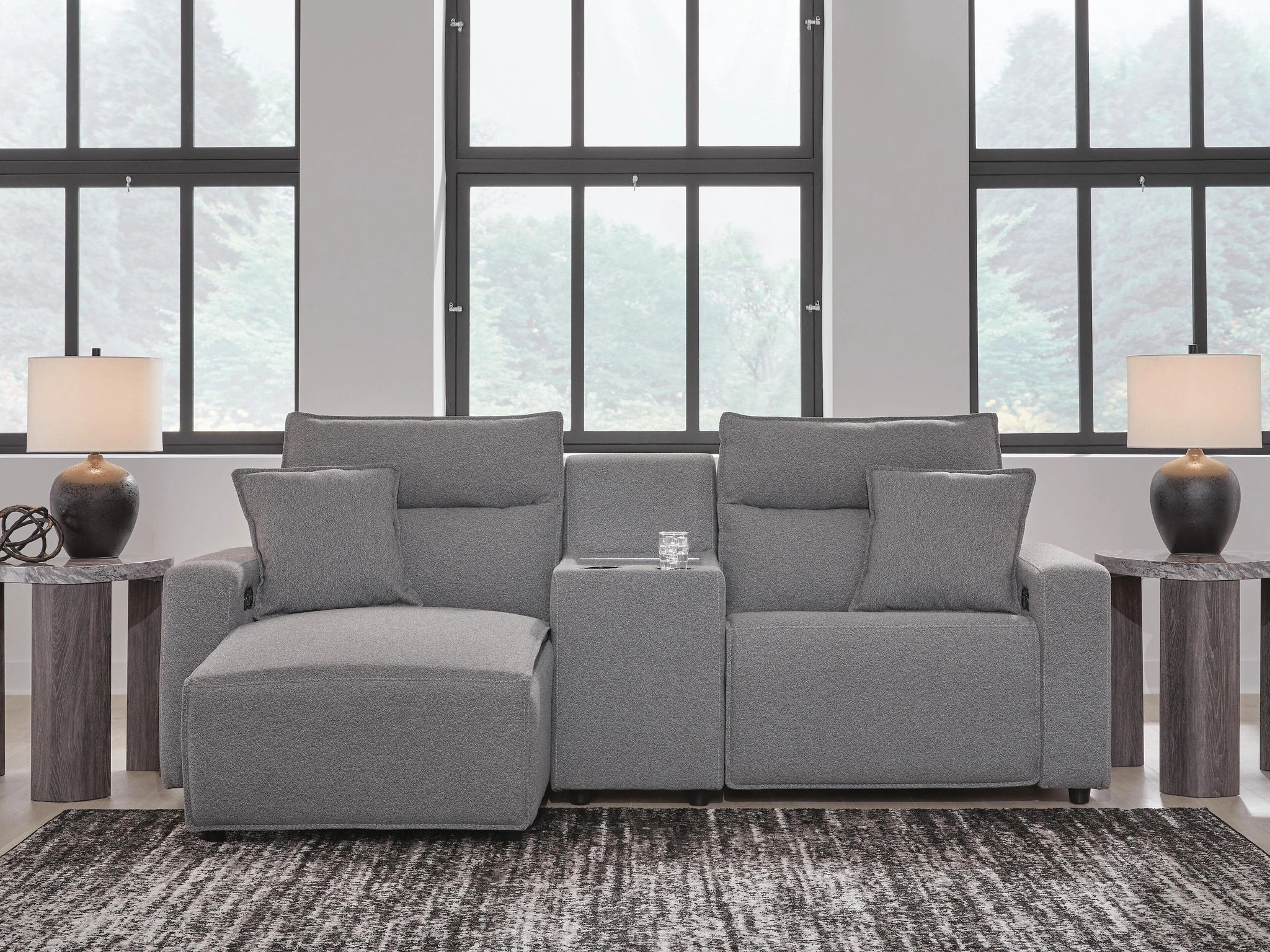 Modmax II Power Reclining Sectional with Chaise and Console